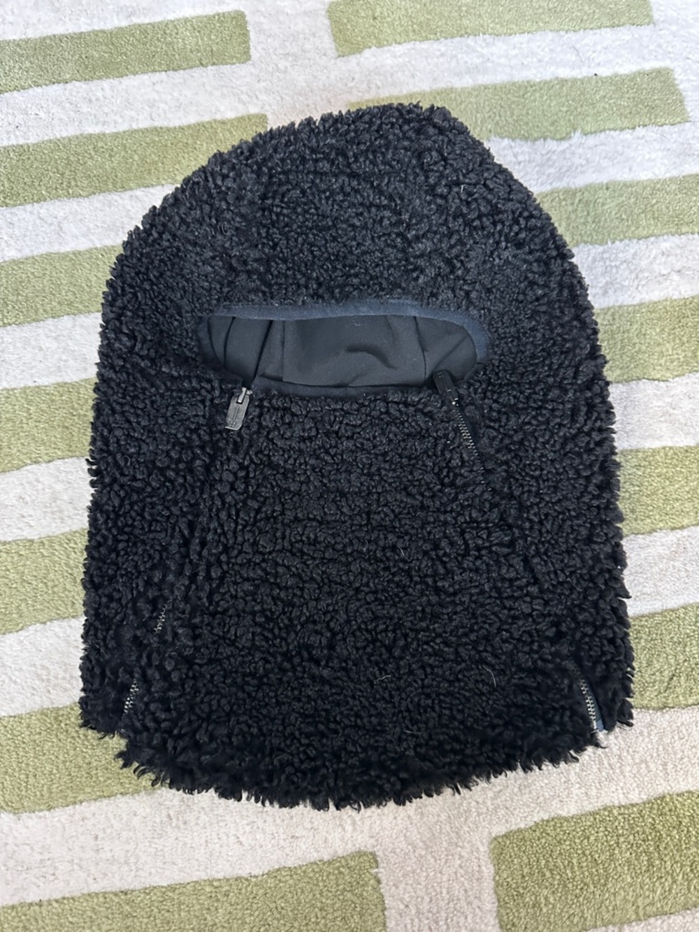 Zara Black Sherpa-Lined Hood